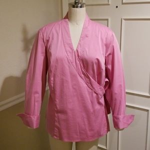 Lane Bryant Wrap blouse